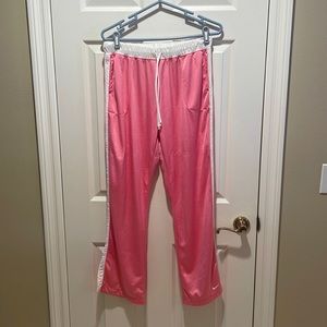 Pink NIKE mesh track suit